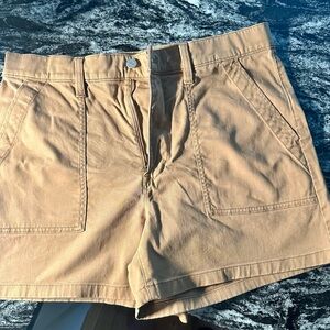 J. Crew High Waist Women's Shorts in Camel